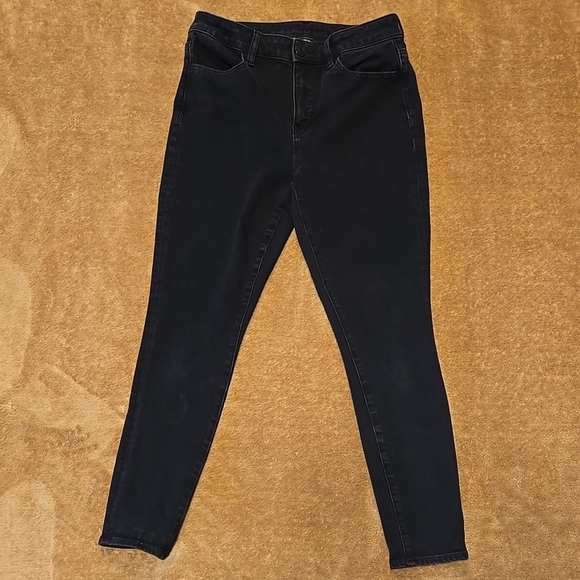 American Eagle Outfitters Black The Dream Jean Hi-Rise Jeggings Size 8 Short - Picture 1 of 5